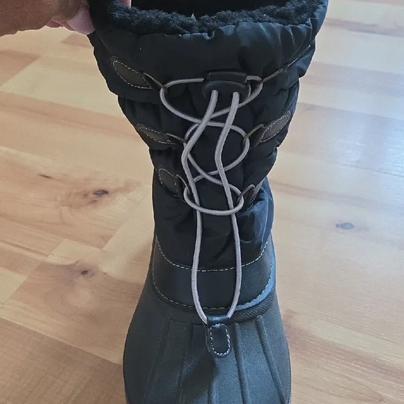 🖤 Women's Black Snowden Boots - Picture 4 of 6